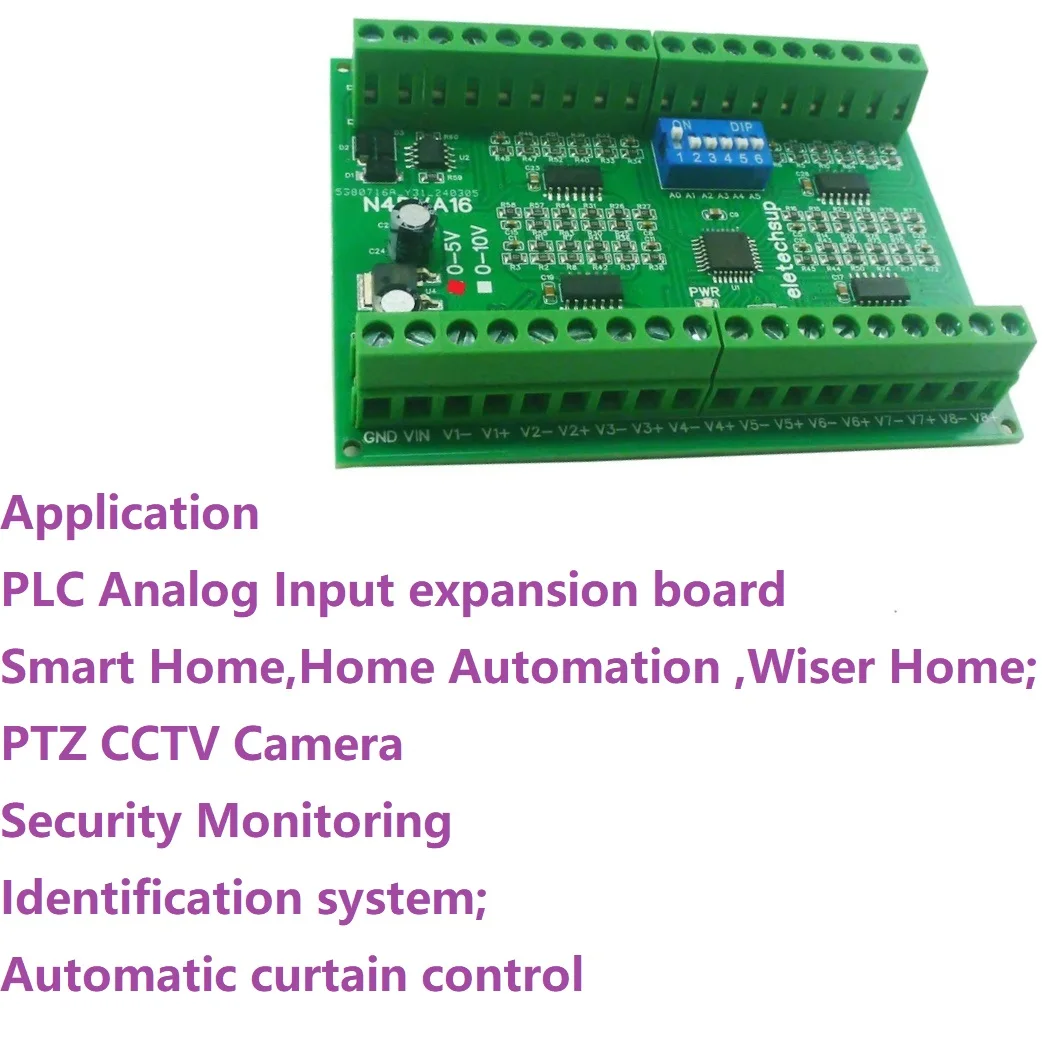 

Modbus 16CH Differential Voltage Collector 0-5V 0-10V RS485 Analog Input Module for LI-ON LI-PO NIMH Lifepo4 Battery Measurement