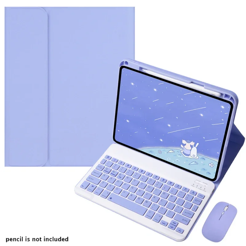 Tablet Bluetooth Keyboard Case for iPad Air 6 2024 Pro 11 10th gen 2022 Air 5 4 10.9 inch Smart Fold Case Cover for iPad 9 10.2