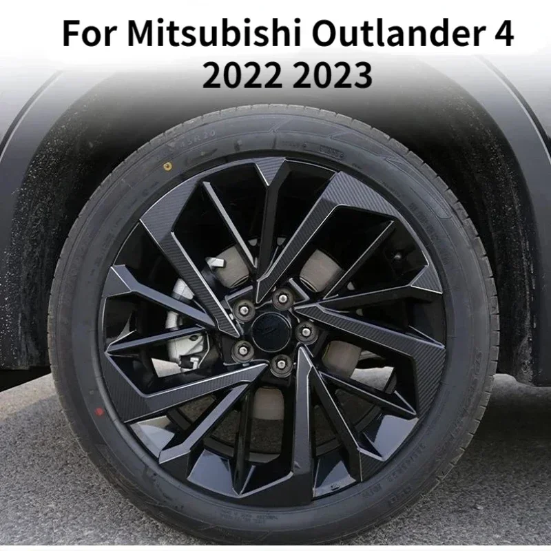 For Mitsubishi Outlander 4 2022 2023 Car Wheel Sticker Scratch-resistant Wear-resistant Anti-corrosion Exterior Accessories