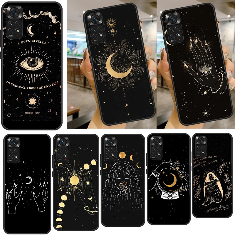 Witches moon Tarot Mystery Totem For Xiaomi Redmi Note 10 Pro Case Cover For Redmi Note 11 Pro 8 9 8T 9S 10S 9T 9A 9C Case