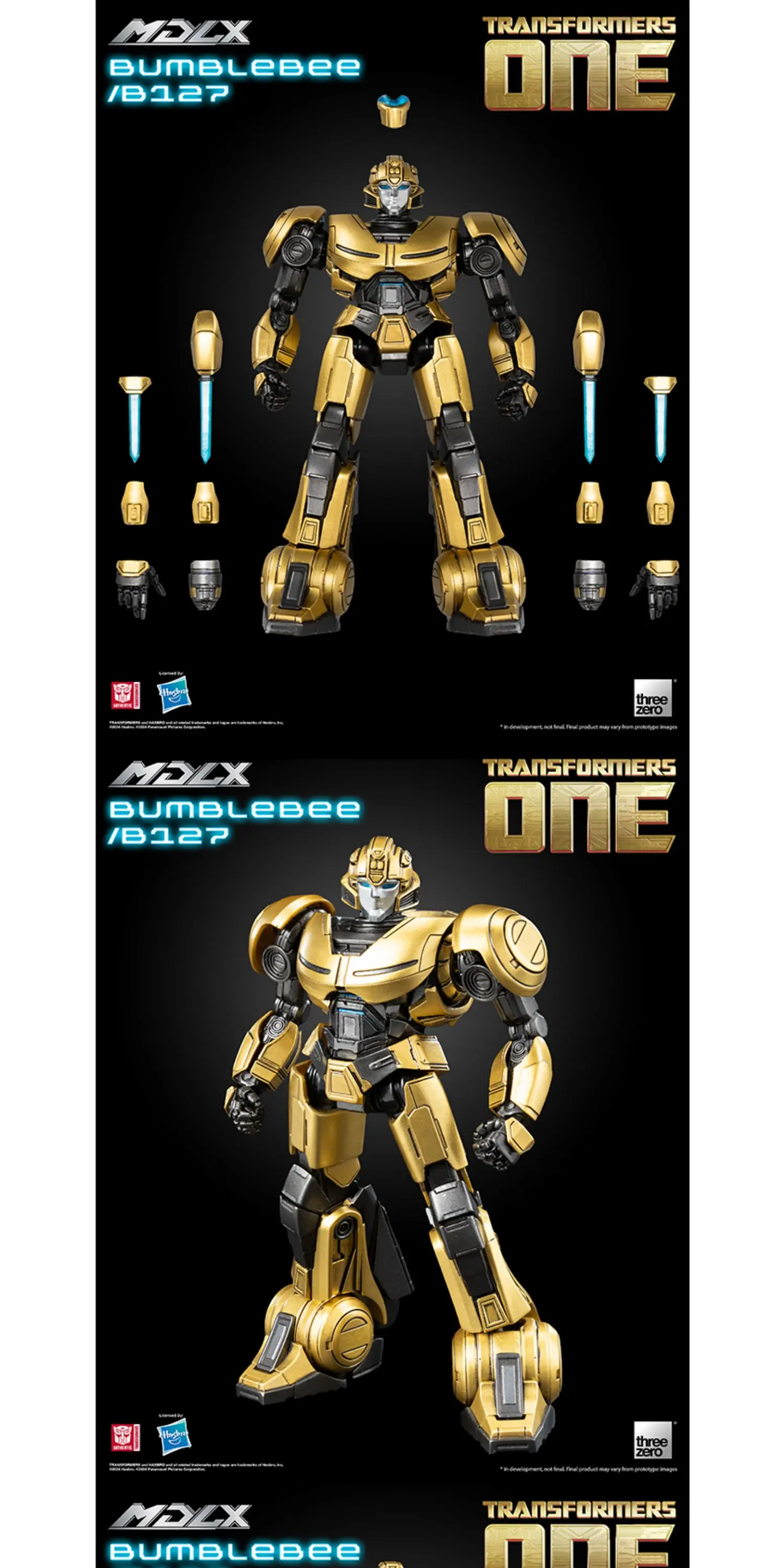Na stanie Threezero Transformowane zabawki Origin MDLX Yellow Bee B127