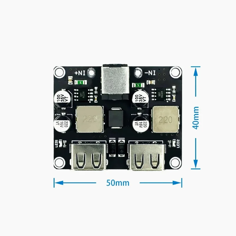 1-4Channel DC Buck Module QC2.0 QC3.0 Fast Charging USB Phone Charging Pad Supports Apple and Huawei FCP