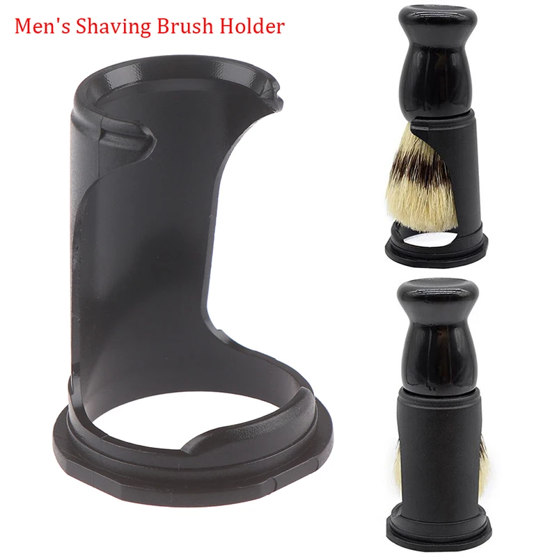 Professional Acrylic Men\'s Shaving Brush Holder Support Beard Brush Shaving Tool