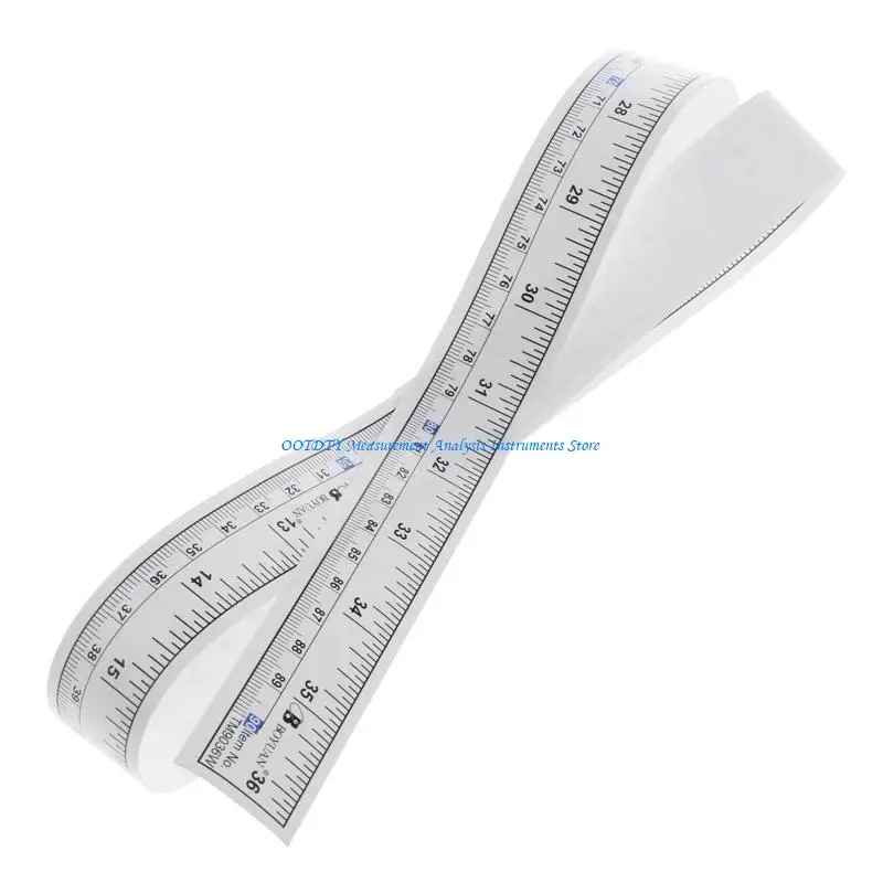 367D 90cm Adhesive Metric Measure Tape Vinyl Ruler For Sewing Machine Sticker