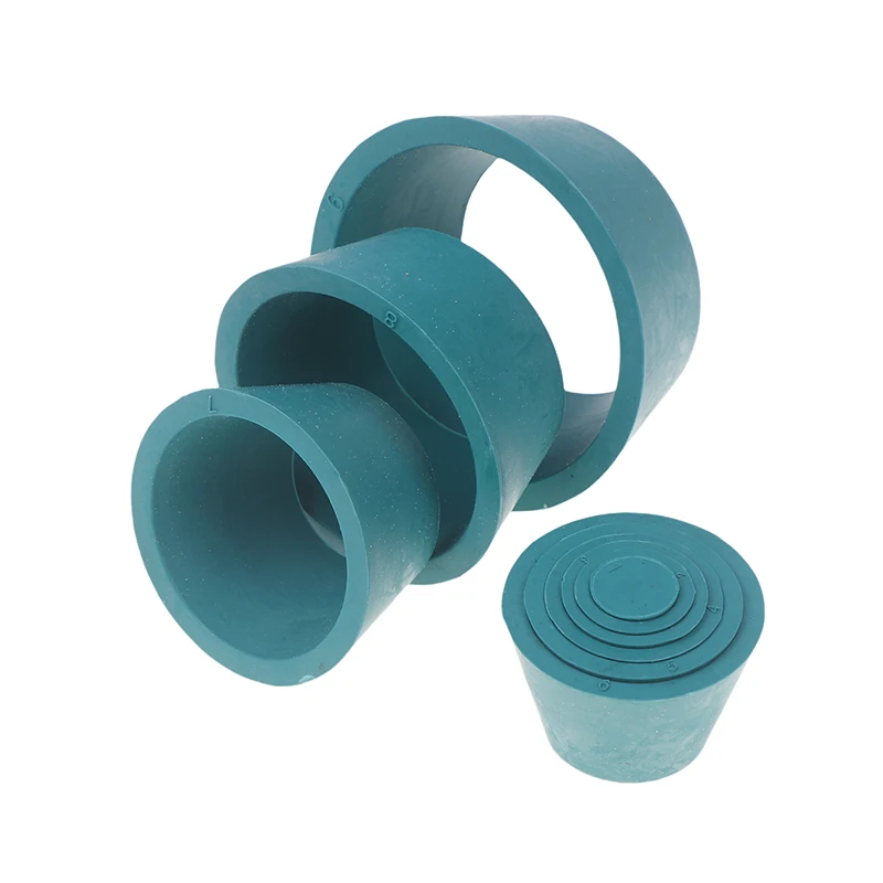 Nuevo embudo Buchner con tapón cónico de goma, collarín de sellado para filtro de laboratorio, accesorio para experimentos de laboratorio