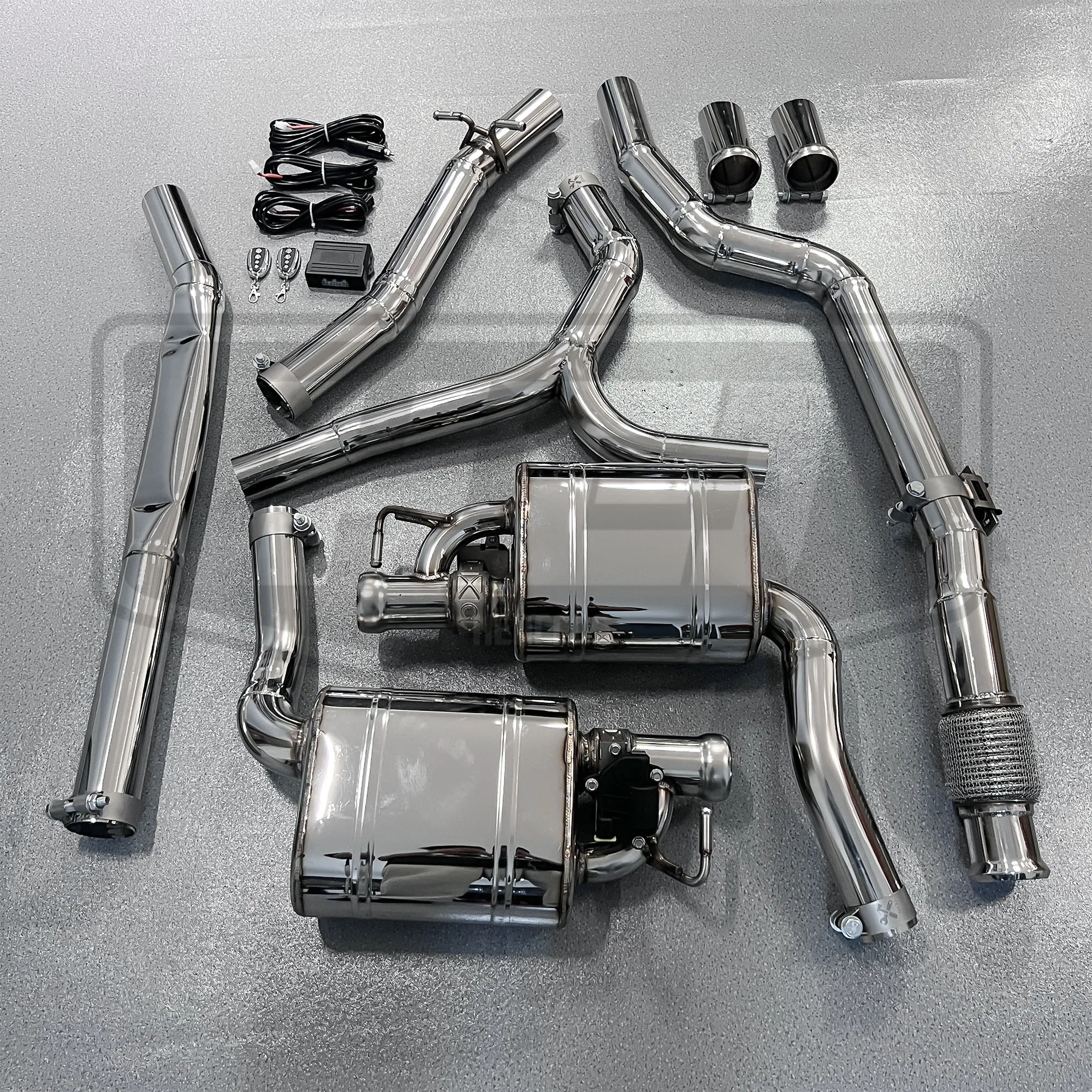 HEO High Quality Exhaust For Mercedes Benz W205 C200 C250 C260 C300 1.6T 1.5T 2.0T 304 Stainless Steel Car Exhaust System - Image 3