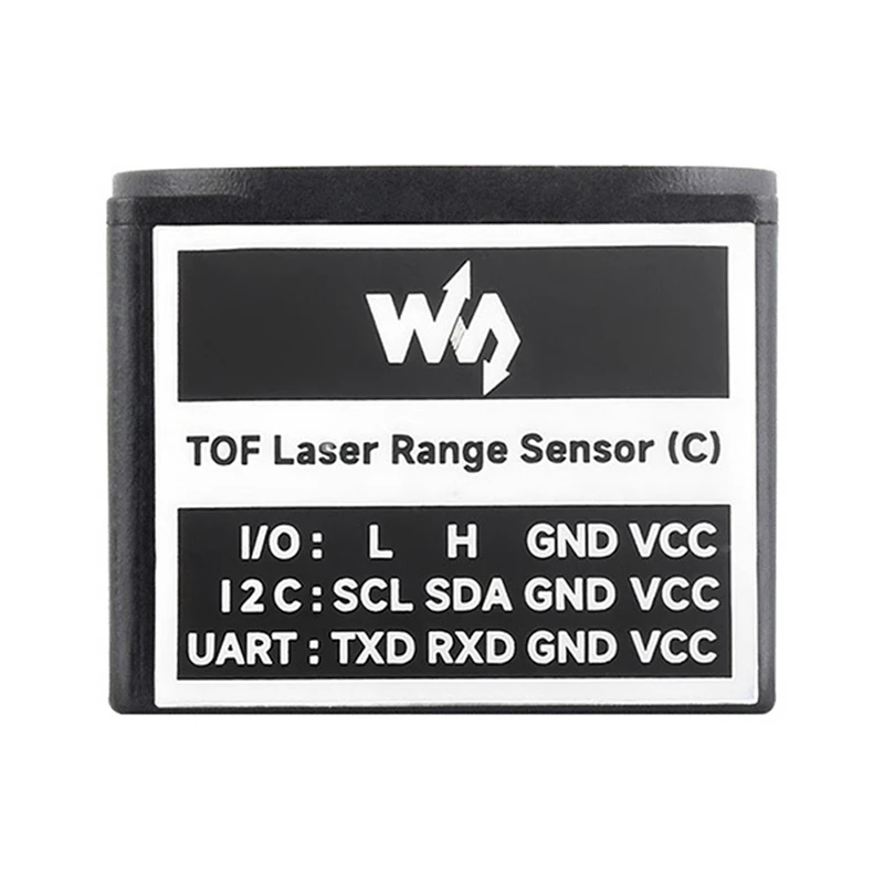 Waveshare TOF Laser Range Sensor UART I/O I2C Interface Communication 25M Ranging for Raspberry Pi for Arduino