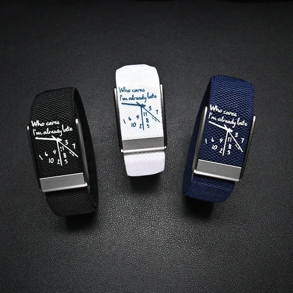 Fashion Nylon Watch Straps For Google Fitbit Air Change To Whoop 5.0 Bracelet Breathable Replacement Straps Quick Release Band