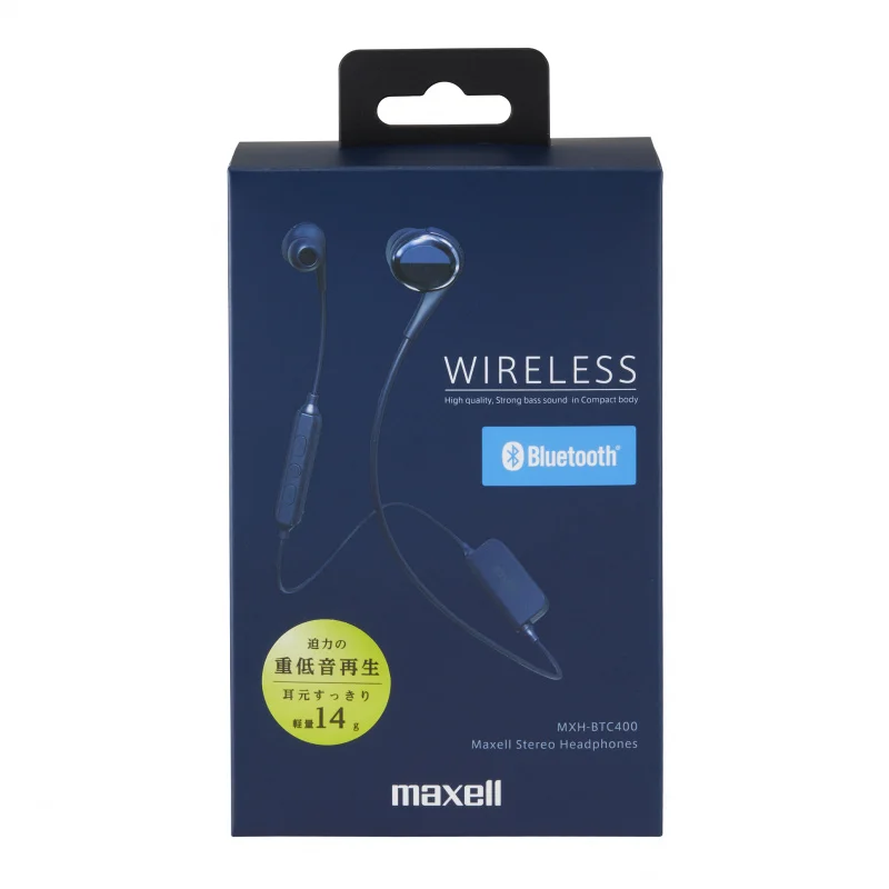 Maxell MXH-BTC400 Bluetooth-kompatible drahtlose Kanal Kopfhörer