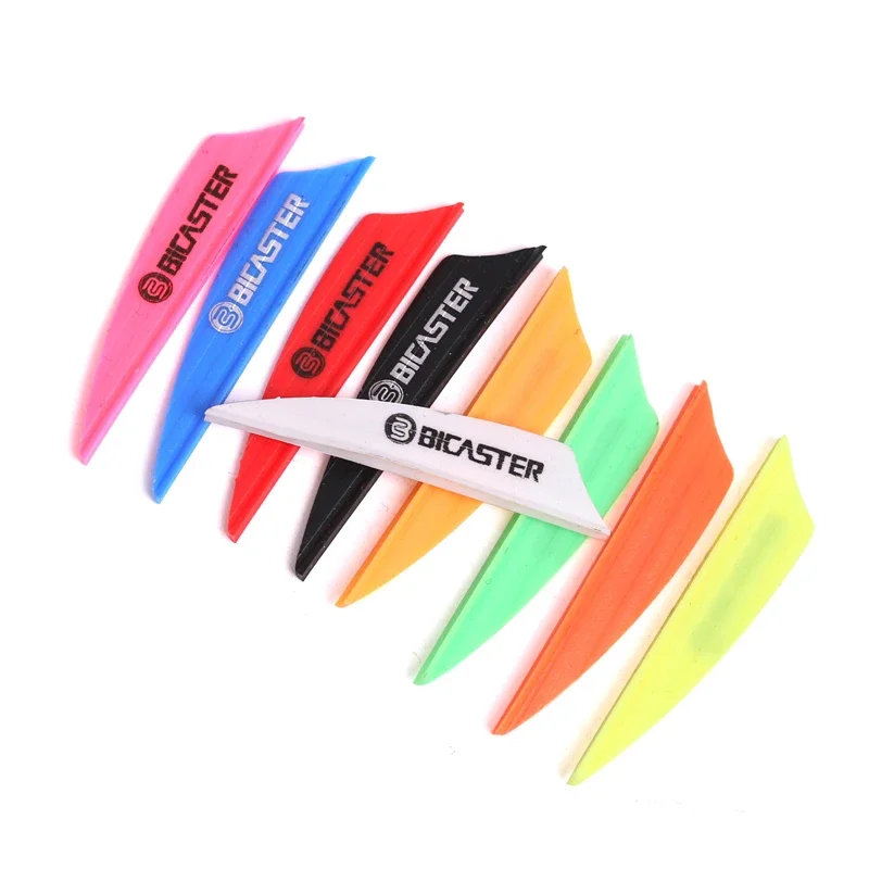 Fotografia 5: 50 Peças de Penas de Plástico AIR Bicaster de 1.89 Polegadas para Flechas - Acessório DIY para Tiro com Arco e Caça