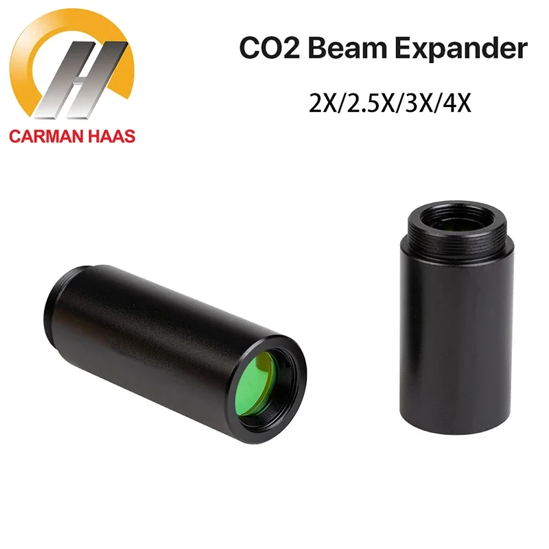 Carmanhaas CO2 Laser Beam Expander 2X 2.5X 3X 4X 5X 10600nm ZnSe Beam Expander M22*0.75 for Laser Marking Optocal Machine