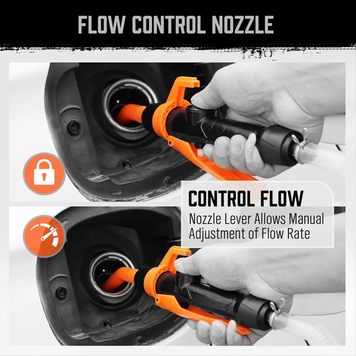 TCE Battery Powered Transfer Pump Autocycle Car Petrol Oil Pump with Control Nozzle Liquid Petrol Pump Filter Design B