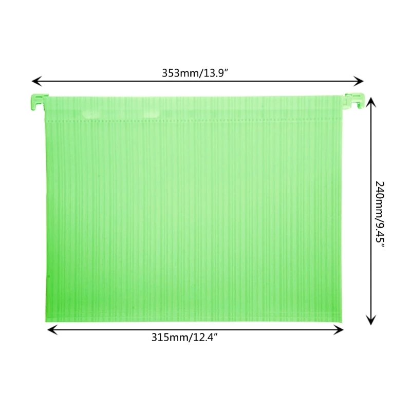 10Pcs Filing Cabinet Suspension Files with Tabs, Document Bag File Storage Bag for Office File Document Organization