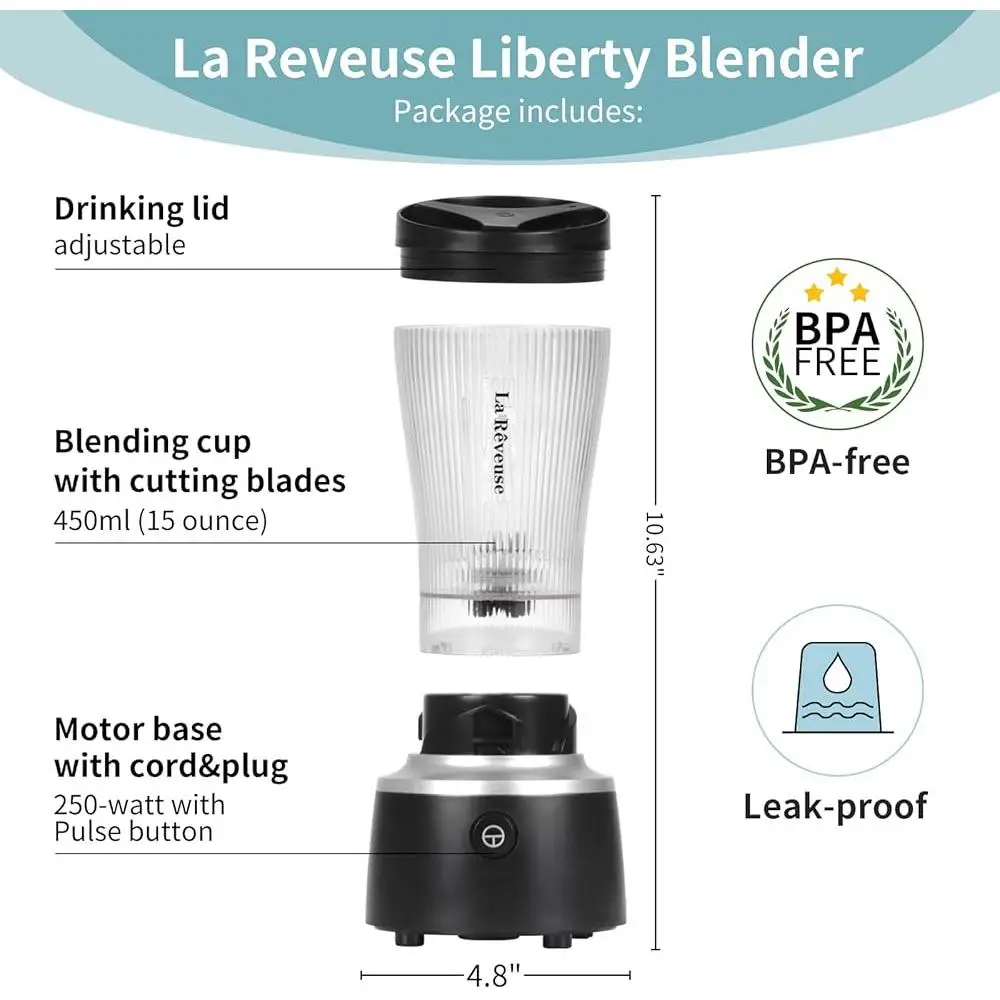 250 واط خلاط عصائر المحمولة السفر القدح بلمسة واحدة عملية سهلة BPA الحرة صانع مشروبات صحية عصير خلاط كوب مبشرة المروحية