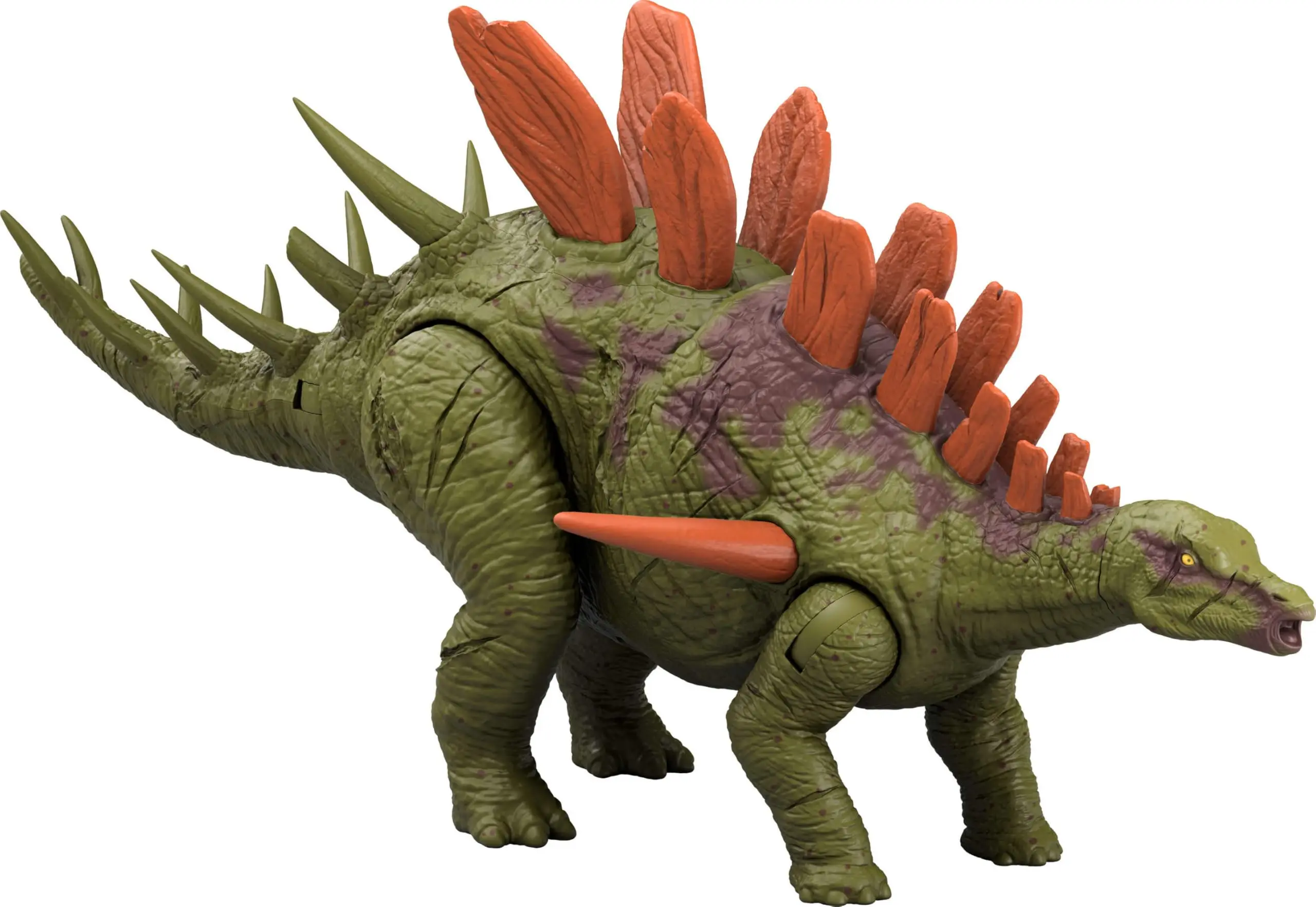 

Jurassic World Kentrosaurus Dinosaur Toys with Roar Sound & Attack Action, Wild Roar Posable Figure JCL65