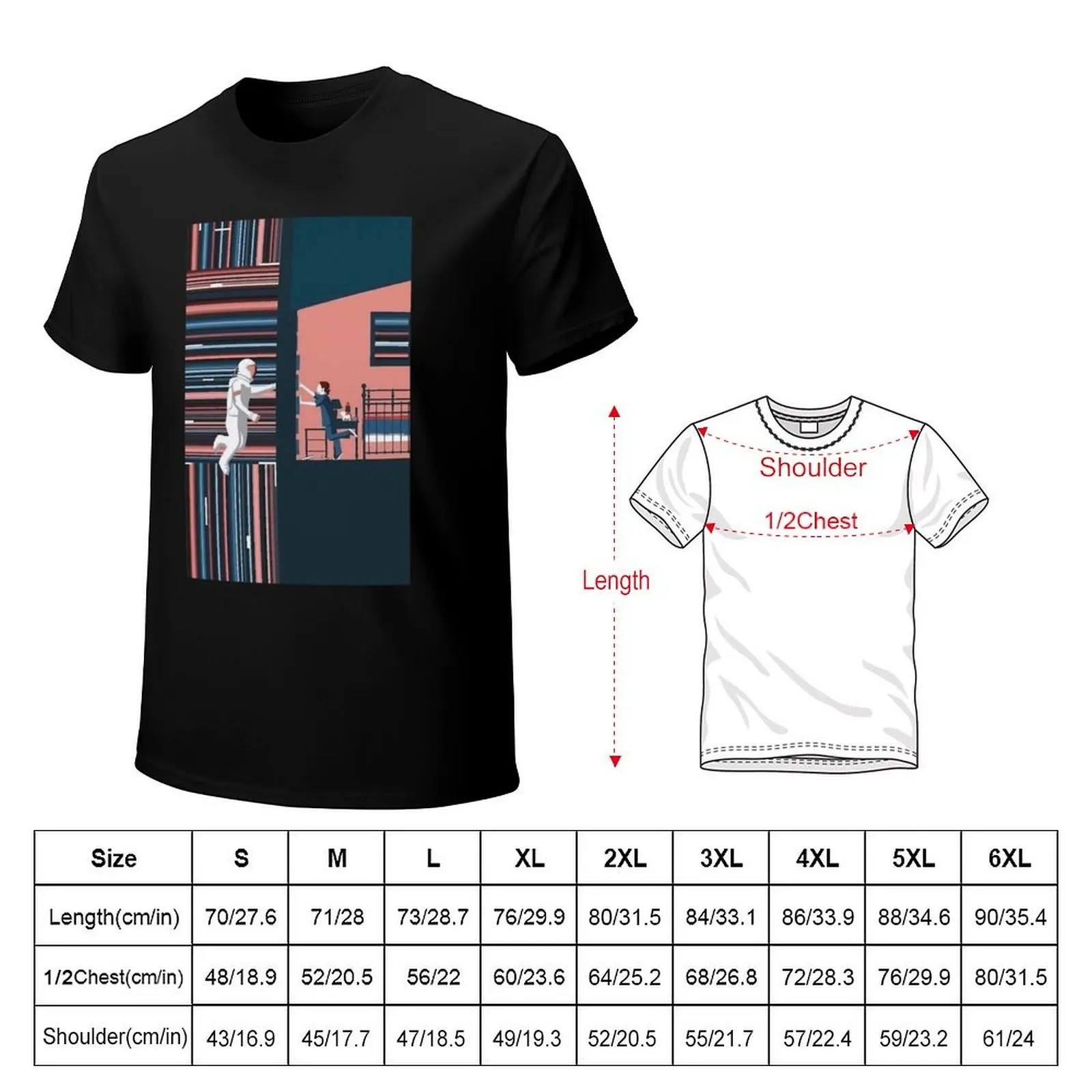 Interstellar Tesseract T-Shirt man t shirt cotton high quality T-Shirt