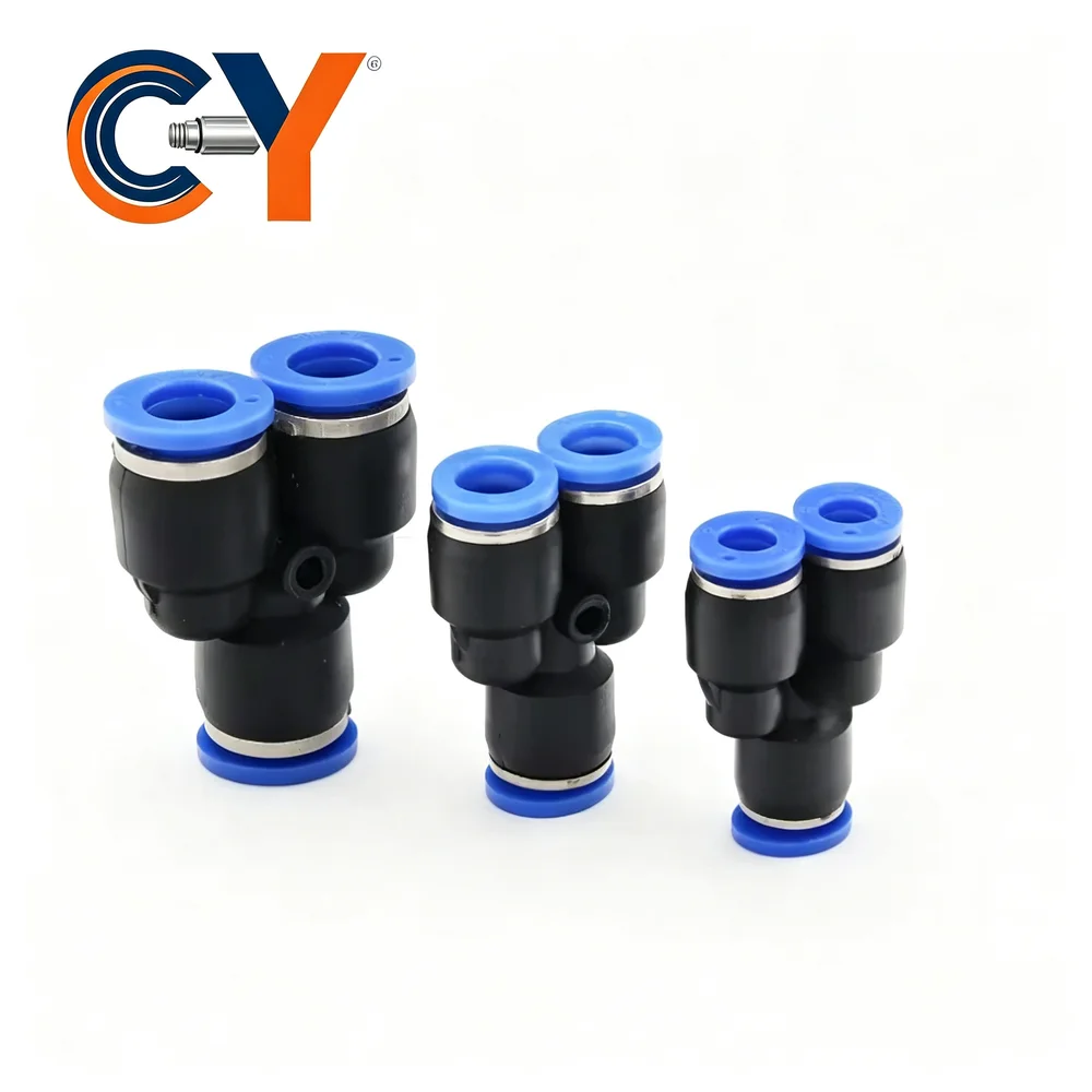 5/10/20PCS Pneumatic joint, pipe connector, piping, air quick connector, water push-in hose fitting, 4mm, 6mm, 8mm, 10mm, 12mmPY