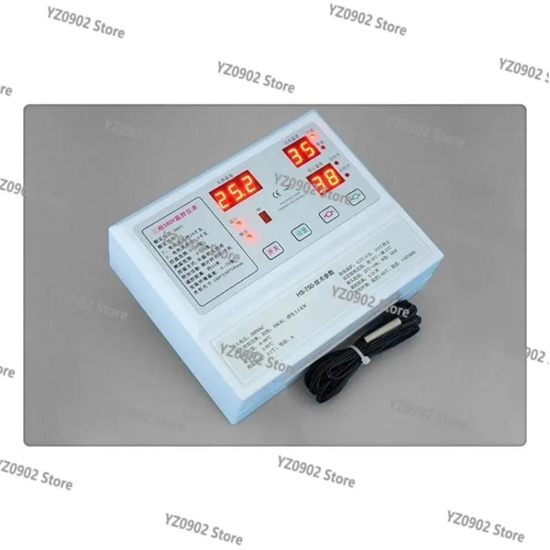 Breeding 3-Phase Fan Controller (380V) - Digital Display Thermostat, Adjustable Temperature Meter