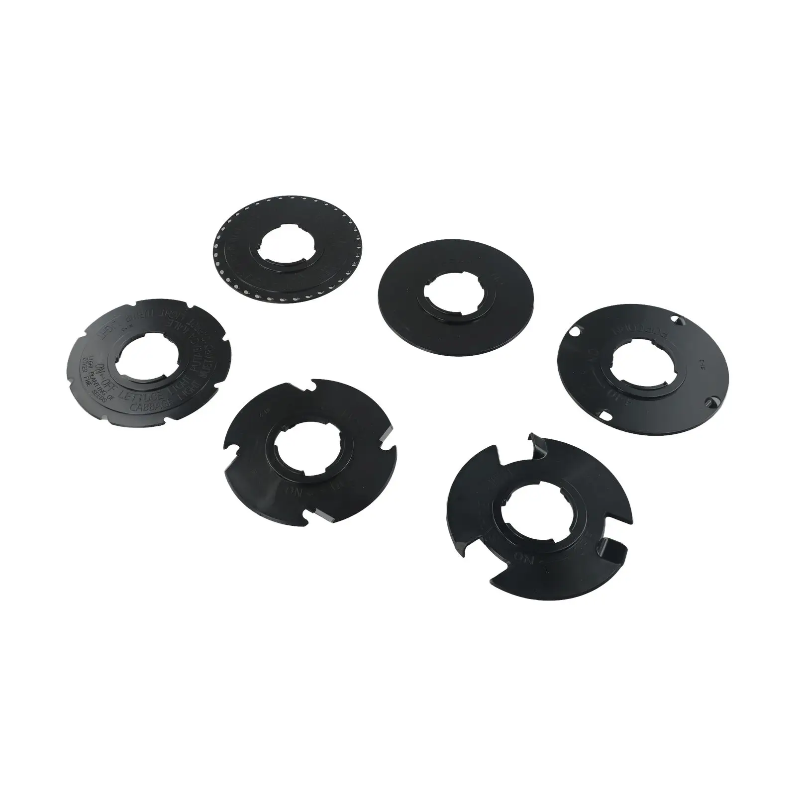 6 Interchangeable Plant Plates for EarthWay 1001 B Garden Sower Perfect for Planting Radish Carrot Beans Beets