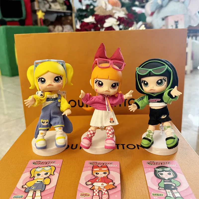 

Molly Movability Action Figure Doll Toys Collectible Model Kawaii Paopao Huahua Maomao Figures Girl's Birthday Surprise Gifts