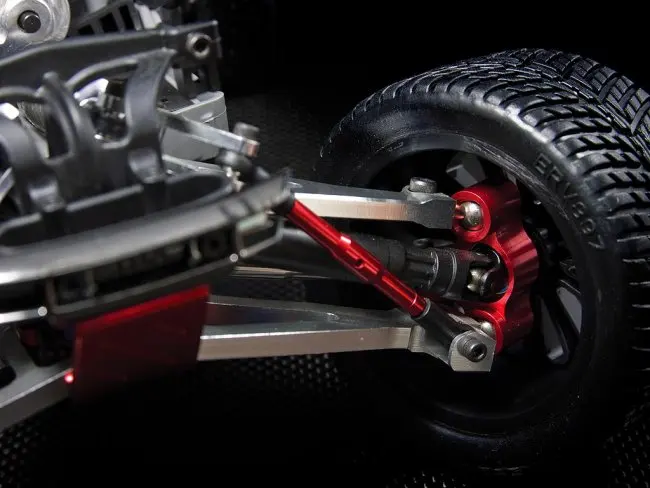 Aluminum Front + Rear Axle Carriers Knuckle Arm - 4PCS for 1/16 Mini E REVO Summit Slash Rally 7034