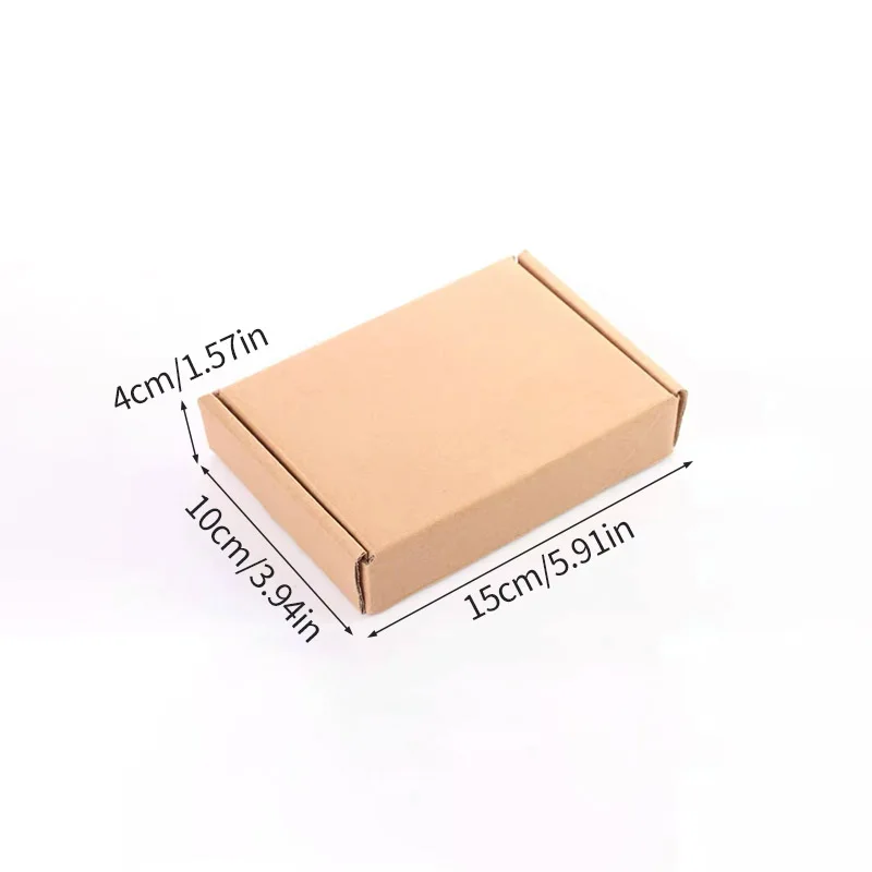Kraft Paper Gift Boxes with Window, 1/5 PCS