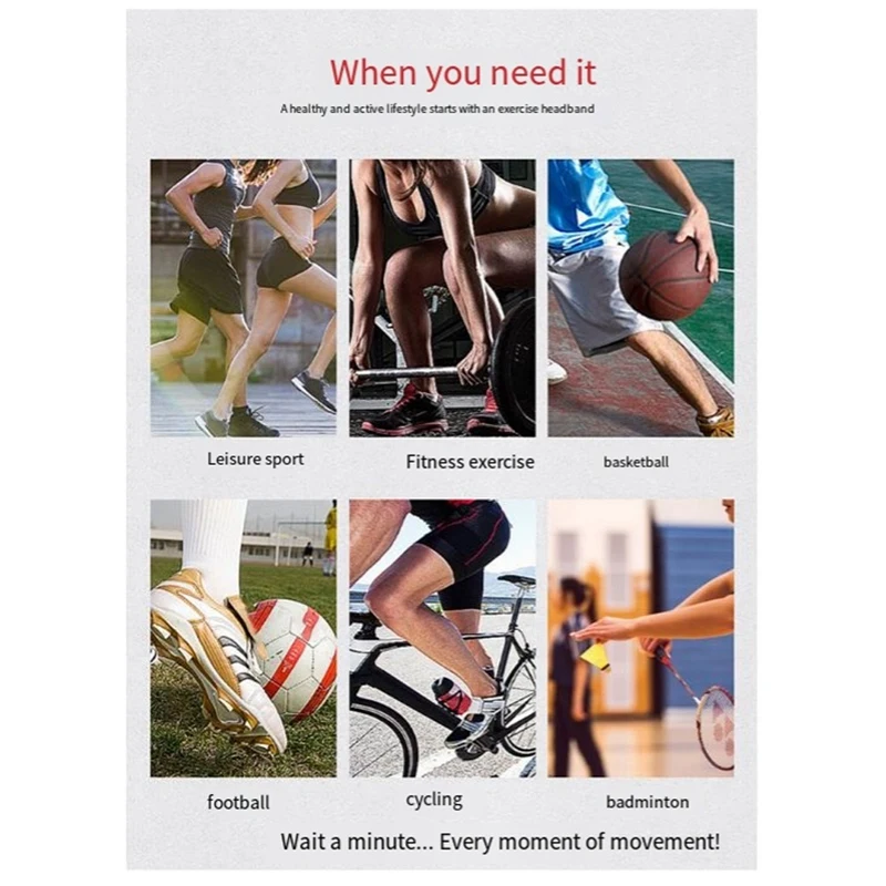 Sport Hoofdband Zweet-Absorberende En Ademende Lente En Zomer Hardloopfitness Hoofdband Voor Mannen En Vrouwen