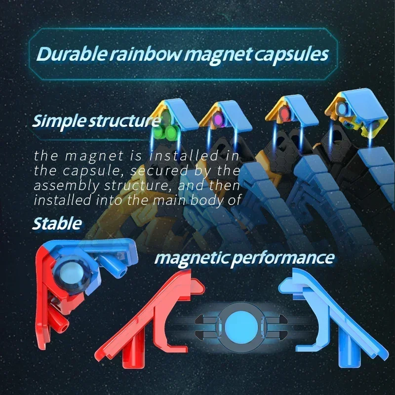 [ECube] DianSheng Galaxy 8M 8x8x8 Magnetic Stickerless Primary Inner Black Cubo Magico Puzzle Speed Magic Cube Professional