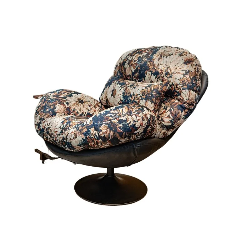 

Sofa chair single sofa 360 degree rotating recliner back chair leisure