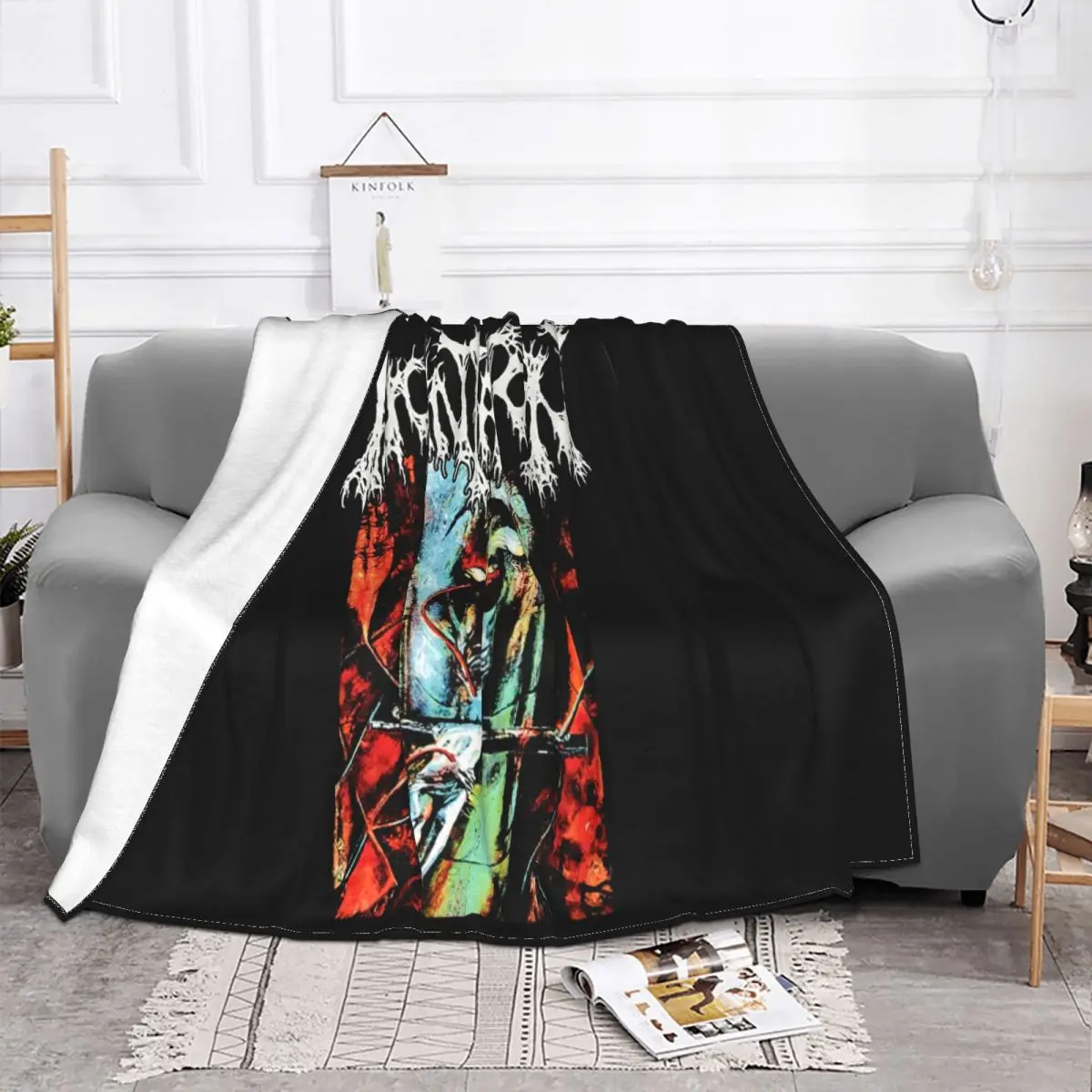 Men's RoundMagic Confused Print Ratio 12 Size S M L Xl 2Xl 3Xl New Arrival Science Throw Blanket