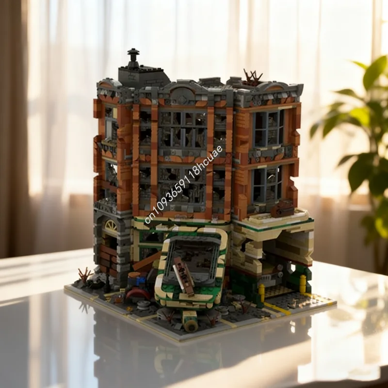 3066 pz MOC Angolo Garage Apocalypse Versione Modulare Modello Building Blocks FAI DA TE Regalo Di Natale Idea Creativa Giocattolo di Mattoni Compleanno