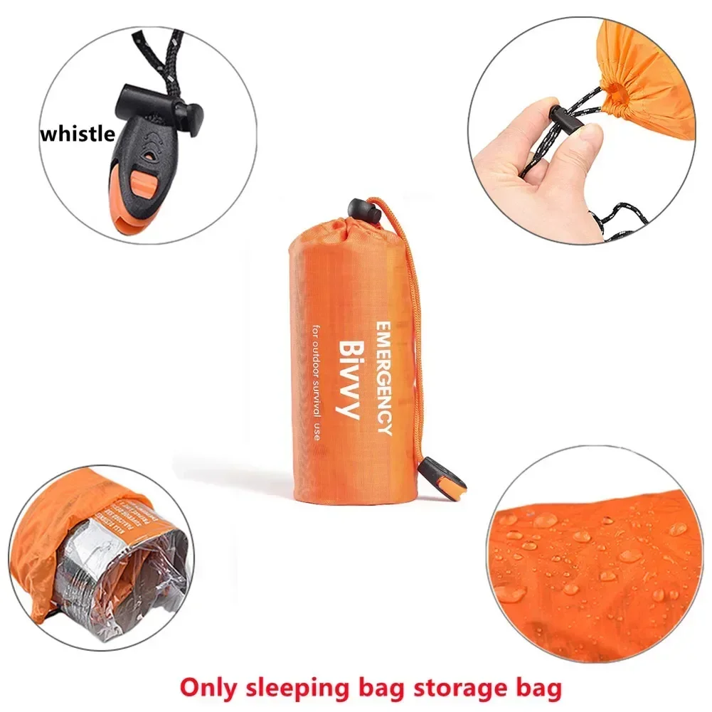 Practical Useful Durable Hight Quality Sleeping Bag Storage Bag Portable Survival Sack Waterproof 1pcs Camping