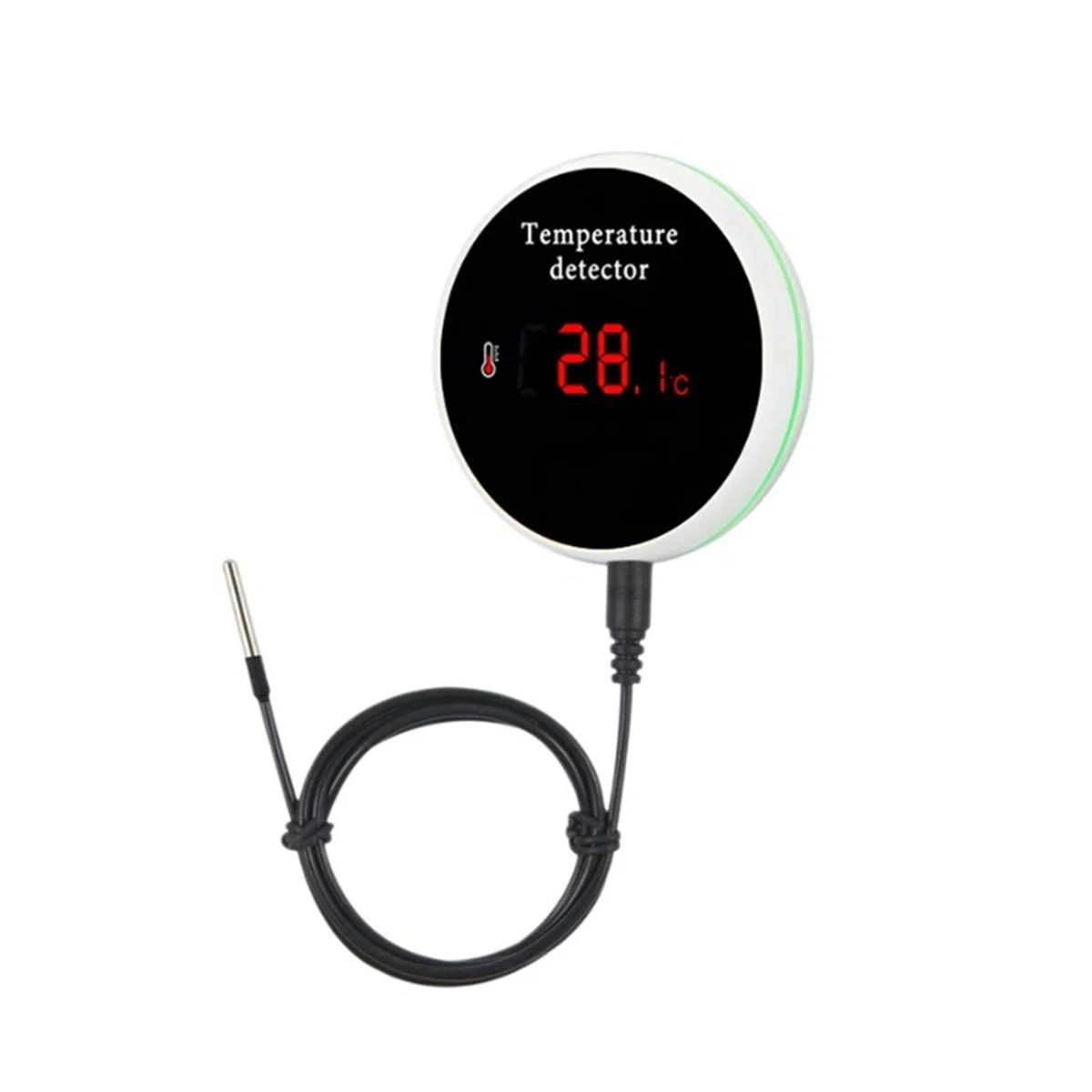 A07I WiFi Thermometer with 1M Probe Digital LCD Display Temperature Controller APP Push Notifications US Plug