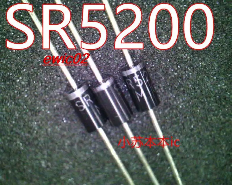 10 шт. Оригинальный запас MIC SR5200 5A 200 В DO-27