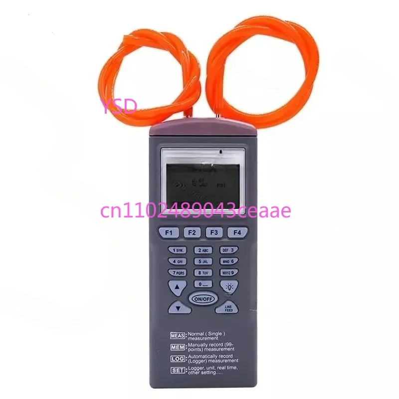AZ9631 Digital Pressure Gauge Differential Pressure Gauge Data Logger Range 100