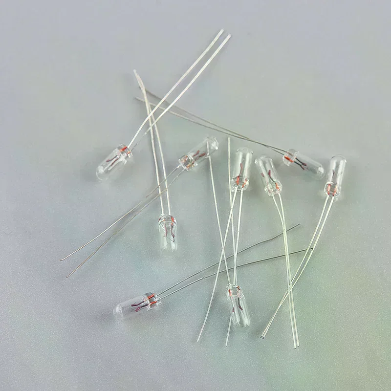 10pcs Mini 3/4/5mm 3/6/12/24V Lamp Light Bulb Edison Incandescent Filament Rice