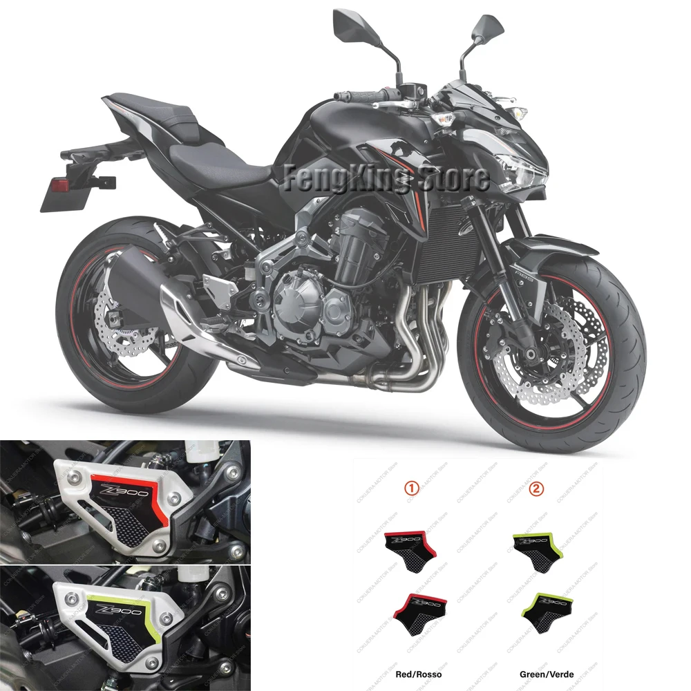 

3D Gel Resin Protection Sticker For Kawasaki Z900 2017-2024 Motorcycle tread protection sticker