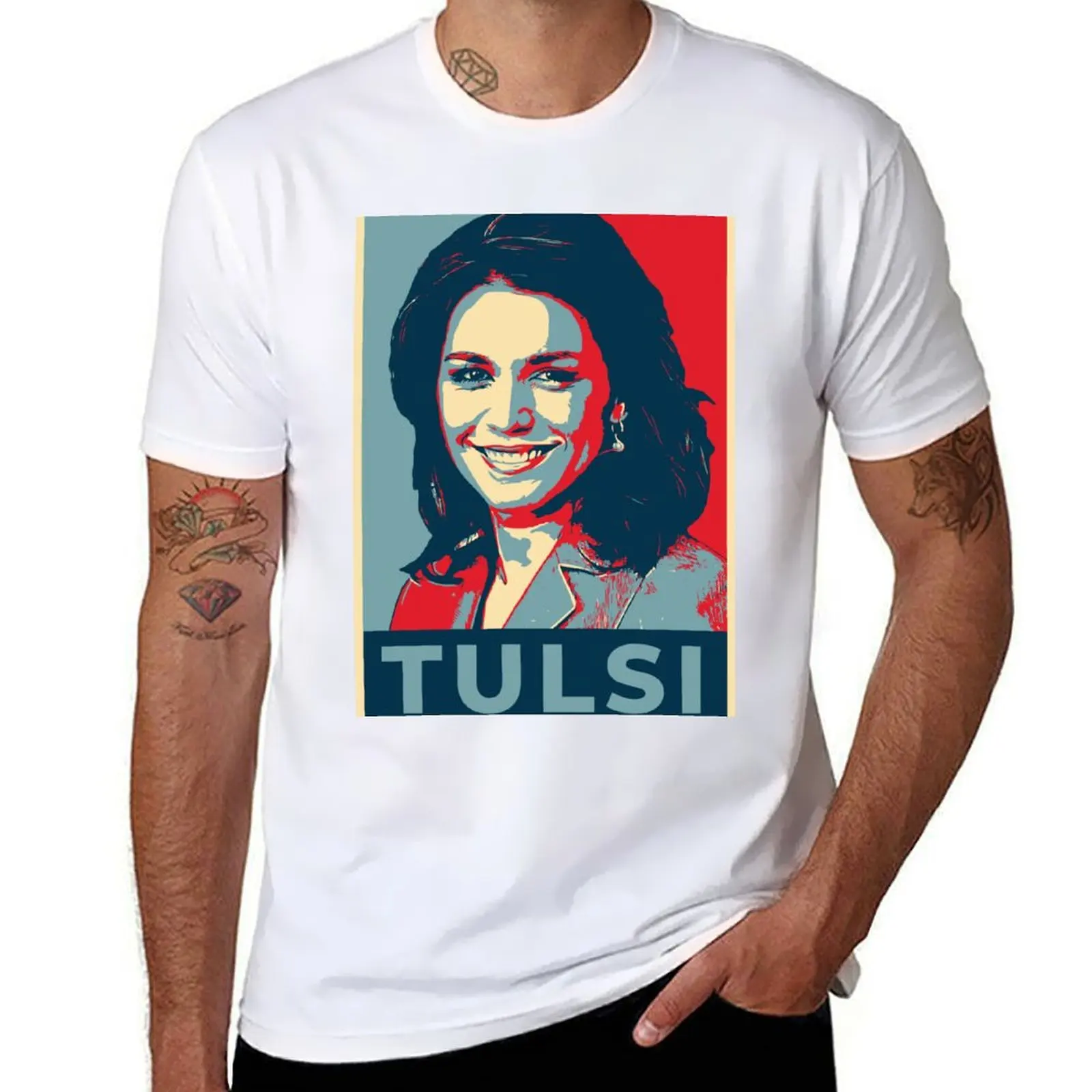 

Tulsi Gabbard T-Shirt man graphic t shirt man t shirt summer man t shirts cotton T-shirt