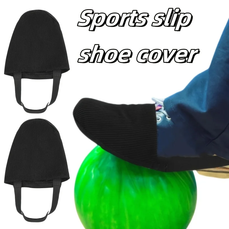 1pc/2pcs bowling shoe cover, indoor sports equipment bowling shoe cover, helps reduce friction with the ground