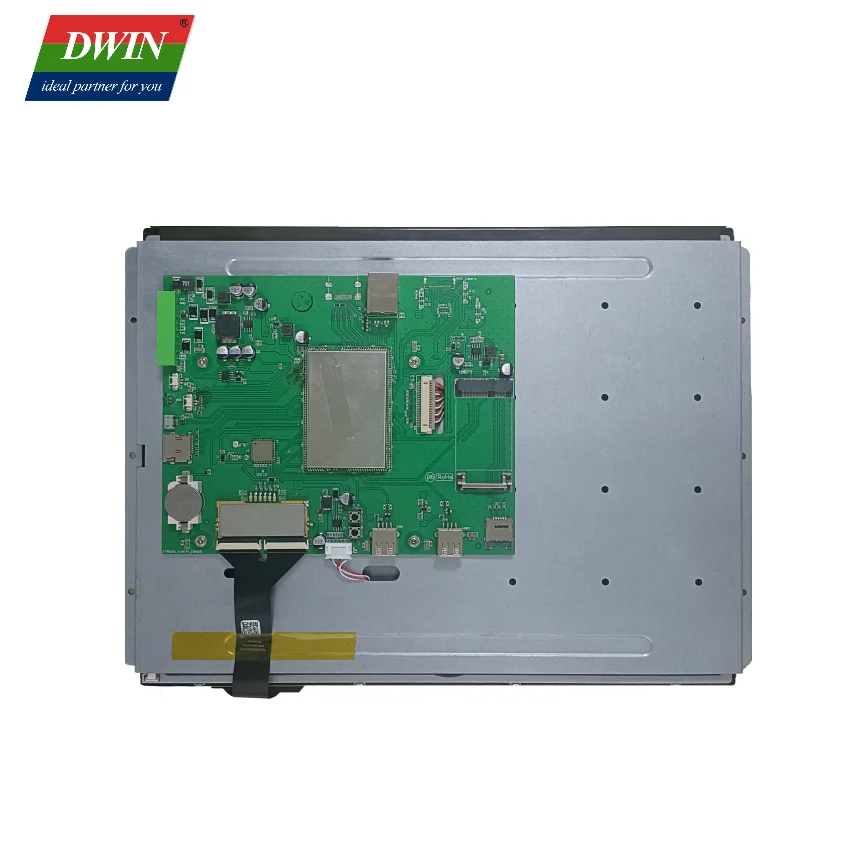 DWIN Display Inteligente Industrial Touchscreen Capacitivo, Módulo LCD LCM com Wi-Fi, BT Ethernet, Linux 4.19 QT, 15 Polegada, RS232, RS485