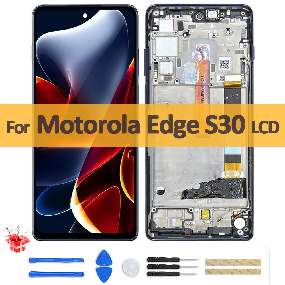 

6.8" Original LCD For Motorola Moto Edge S30 LCD XT2175-2 Display Touch Screen Digitizer Assembly For Moto Edge S30 LCD Repair