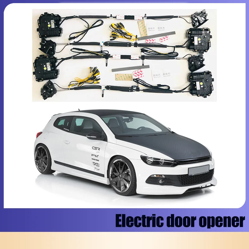 Smart Auto Electric Suction Door Lock for Volkswagen Scirocco Automatic Soft Close Door Super Silence Car Vehicle Door