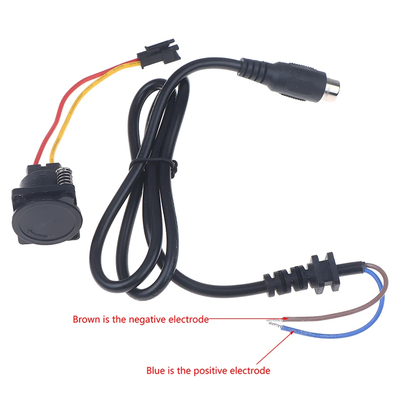 1/2Pcs Electric Bicycle Charging Head Lithium Battery Output Line Round Male And Female Base DC Charger Plug Socket Connector