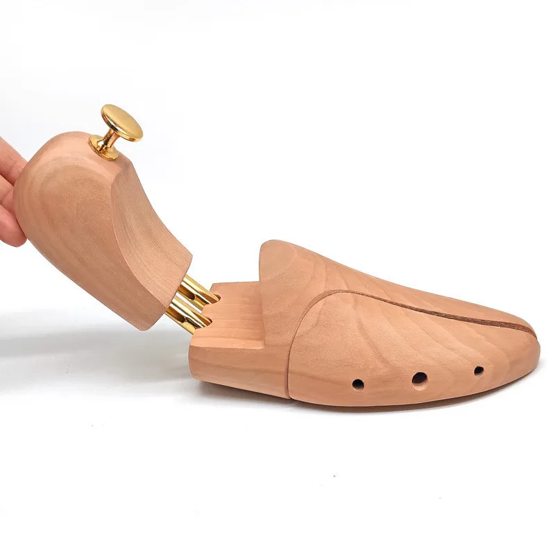 1 Paar Lotus Holz verstellbare Schuh former Herren Schuh Baum Trage Unterstützung für Herren Stiefel Expander Gerät