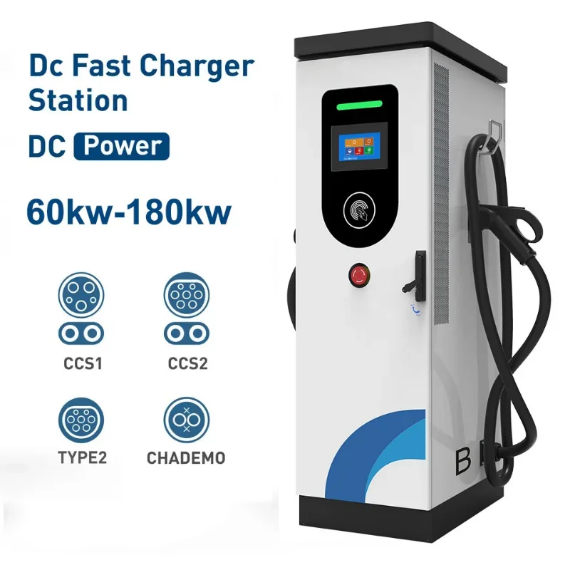 Factory Ev Charger Station Manufacturer CCS2 Type 2Ffloor Mounted EV Charger Widely Using Charging Station for Czech Republic