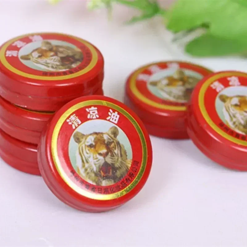 5pcs Tiger Balm Cooling Ointment Essential Balm Fatigue Revitalize Improve for Headache Motion Sickness Mosquito Bites Smell