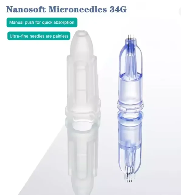 Nanosoft Crystal 3-Pin Multi-Needle Micro Connector Sterile Surgical Tool High-Quality Medical Supply Packaged in 0.6/1.0/1.2/1.