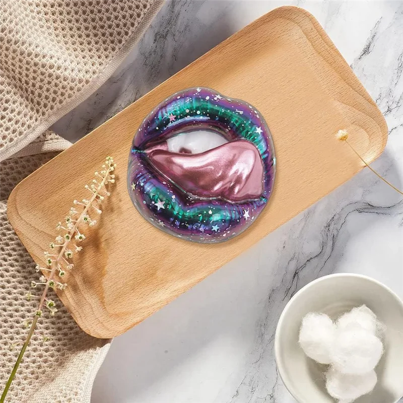 3 Pcs Lips Resin Mo…