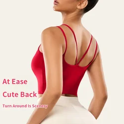 New Fashion Yoga Fitness Women Sports Bra Sexy Back Yoga Underwear breathable shock proof Running Yoga Pilates Sports Vest