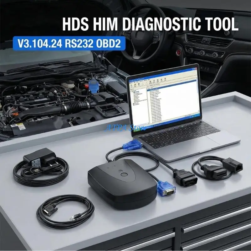 

U13C HIM HDS 104.24 OBD2 Автомобильная диагностика, автоматическая настройка инструмента, сброс USB на RS232